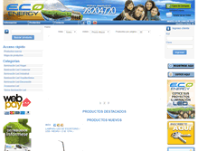 Tablet Screenshot of eco-energy.cl